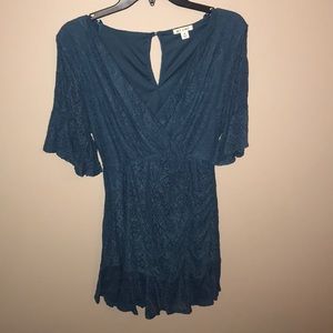 Dusty blue stanched Miami dress